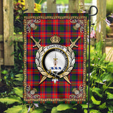 Clan Charteris (Earl of Wemyss) Tartan Crest Garden Flag  - Celtic Thistle  MQ72 Clan Wemyss Tartan Today